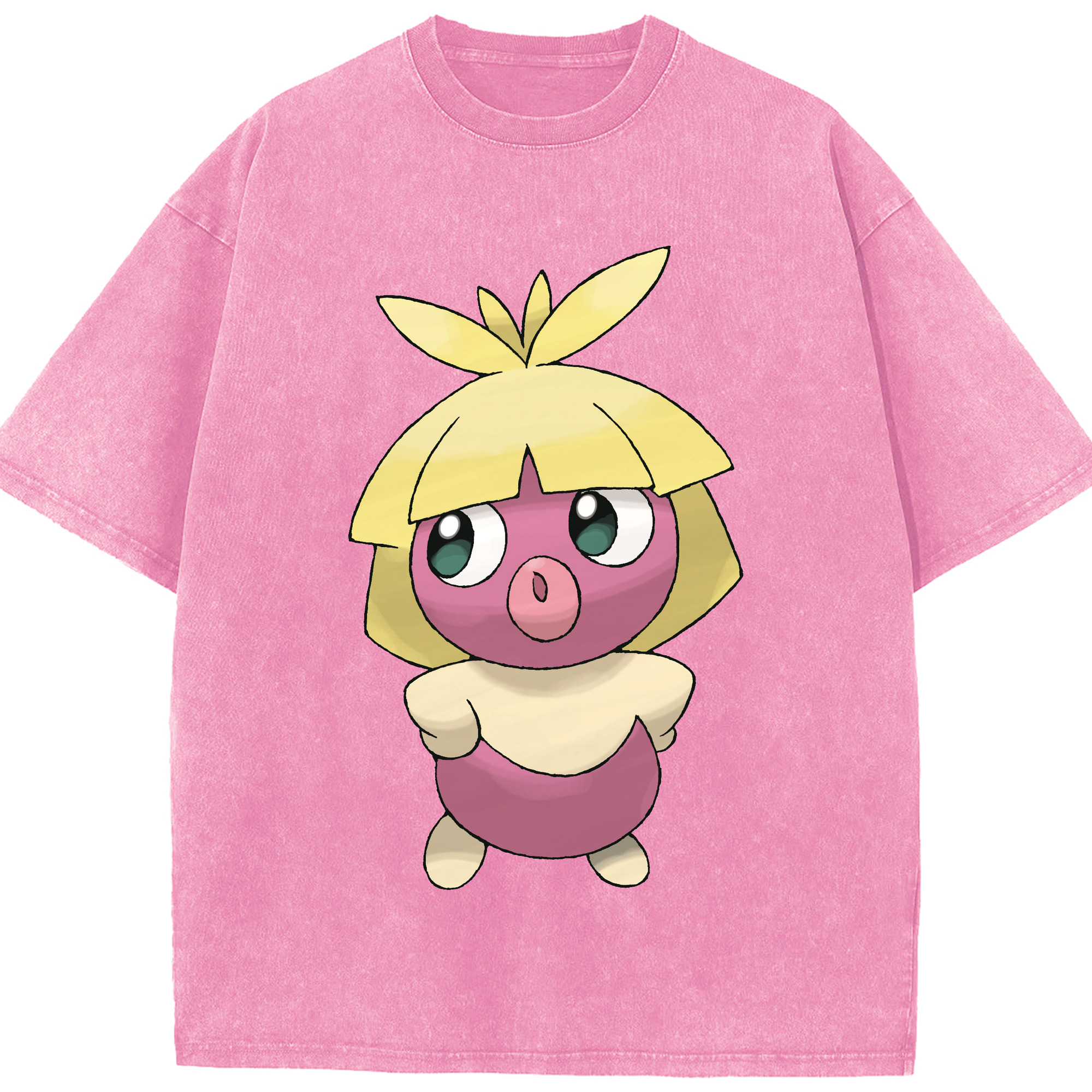 （画像用） ポケットモンスター Pokémon 綿100% ヴィンテージ風 半袖Tシャツ（フロントプリント）